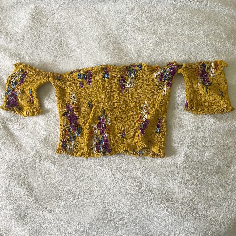 Forever 21 Yellow Tube Top - Picture 2 of 3